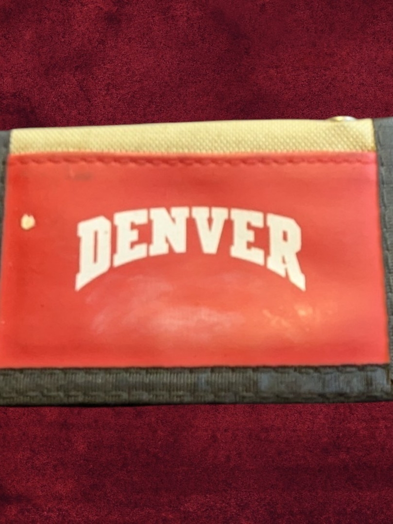 Denver Red Wallet Card Holder